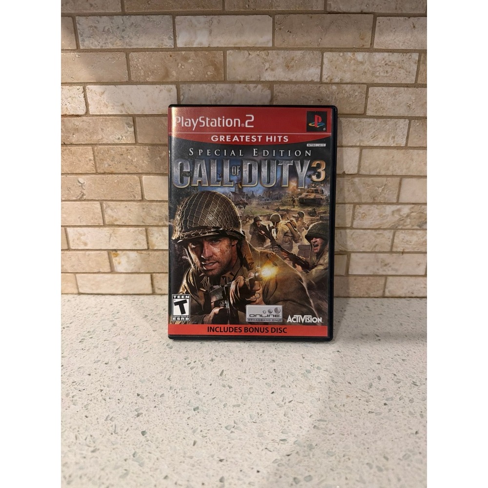 Call of Duty 3: Special Edition Greatest Hits (Sony PlayStation 2, 2007)